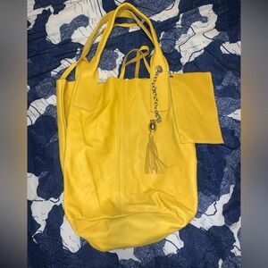 Nardelli Yellow Shoulder Bag